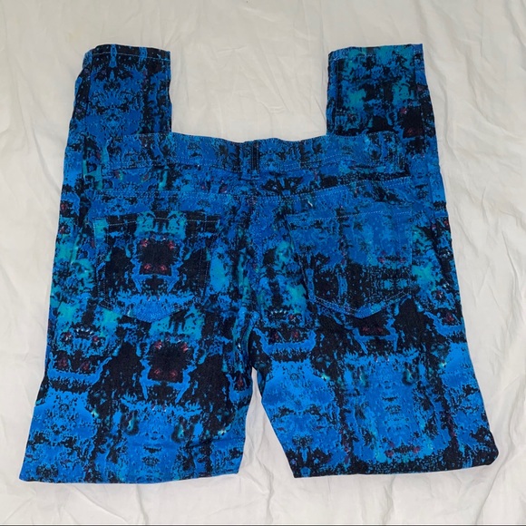 Blue Patterned Romeo & Juliet Couture Jeans - Picture 6 of 8
